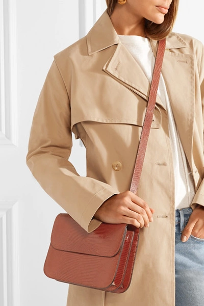 Shop Hunting Season Lizard Shoulder Bag In Brown
