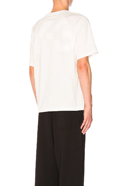 Shop Y-3 Classic Tee In White