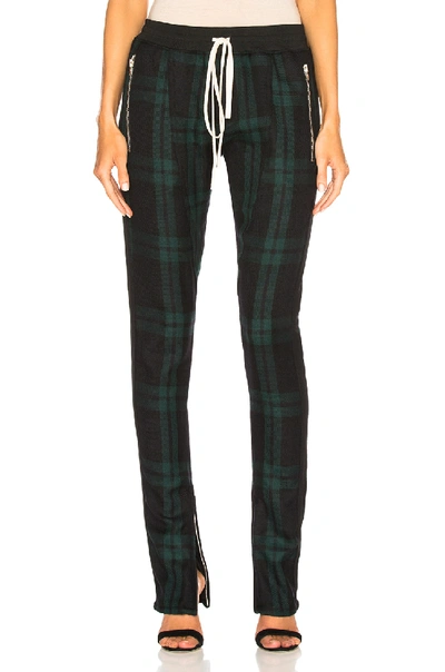 Shop Fear Of God Plaid Trouser Pant In Green,blue,checkered & Plaid