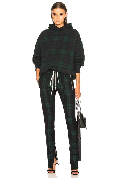 Shop Fear Of God Plaid Trouser Pant In Green,blue,checkered & Plaid