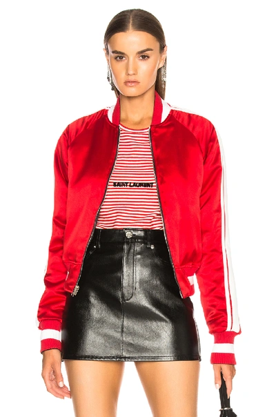 Shop Amiri Reversible Track Jacket In Black,red