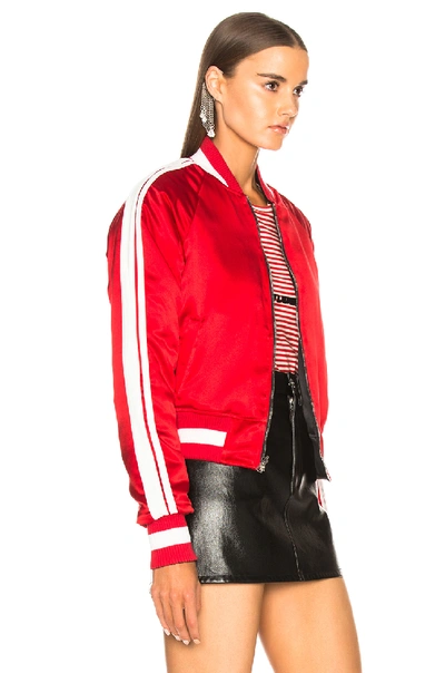 Shop Amiri Reversible Track Jacket In Black,red