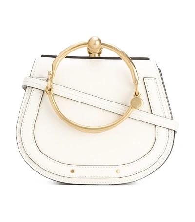 Shop Chloé White Nile Bracelet Bag