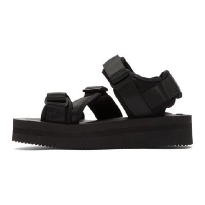 Shop Suicoke Black Kisee-vpo Platform Sandals