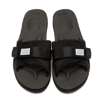 Shop Suicoke Black Padri Sandals