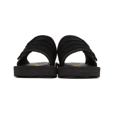 Shop Suicoke Black Mura-vs Sandals
