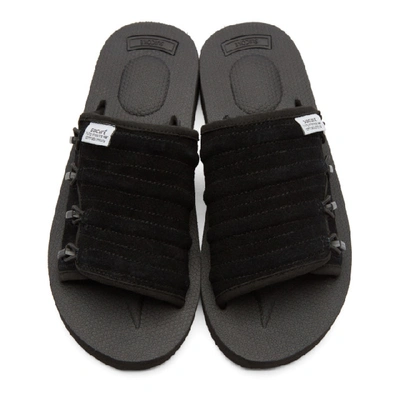 Shop Suicoke Black Mura-vs Sandals