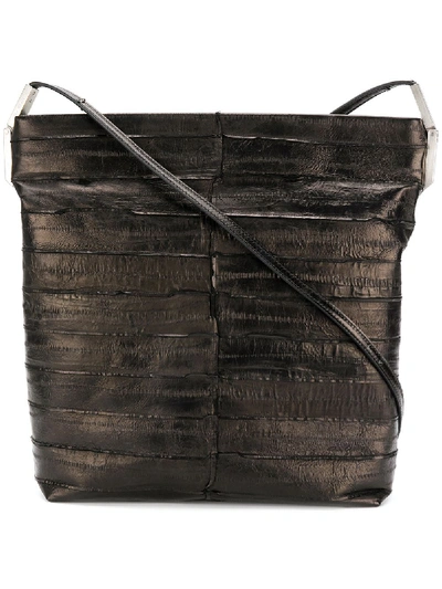 Shop Rick Owens Textured Cross Body Bag