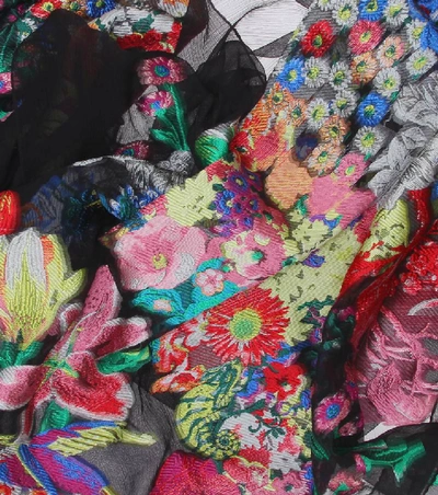 Shop Etro Floral-printed Silk-blend Scarf