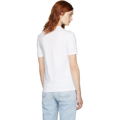 Shop Adidas Originals White Trefoil T-shirt