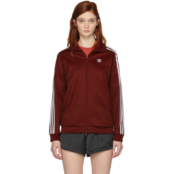 bb track jacket maroon