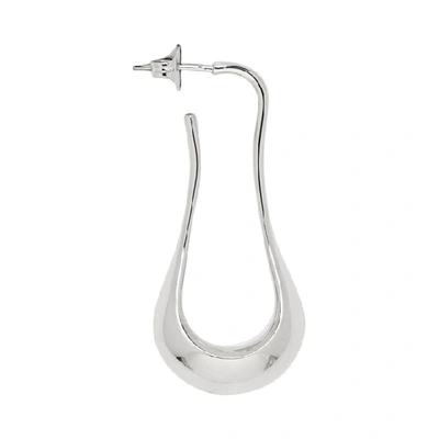 Shop Lemaire Silver Short Drop Earrings