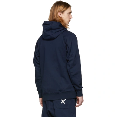 Shop Adidas Originals Navy Xbyo Oth Hoodie In Legend Ink