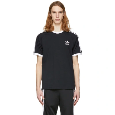 Adidas Originals T-shirt Mit Streifen In Black | ModeSens