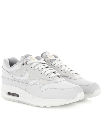 Shop Nike Air Max 1 Premium Suede Sneakers In Grey