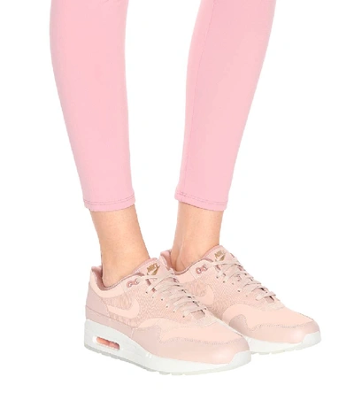 Shop Nike Air Max 1 Premium Sneakers In Pink