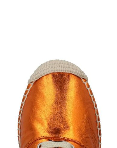 Shop Mm6 Maison Margiela Sneakers In Orange