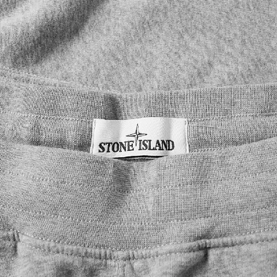 Shop Stone Island Patch Jogging Pant In Grey