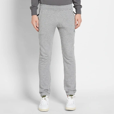 Shop Stone Island Patch Jogging Pant In Grey