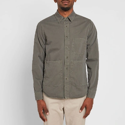 Shop Aspesi Ut Shirt Jacket In Green