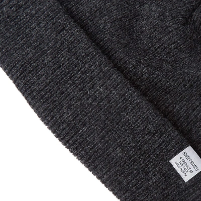 Shop Norse Projects Beanie In Grey