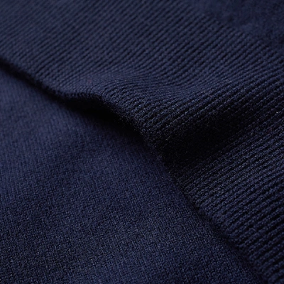 Shop Norse Projects Marius Boiled Wool Rollneck Knit In Blue