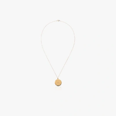 Shop Sasha Samuel Gold-plated Maxine Crystal Locket Necklace In Metallic