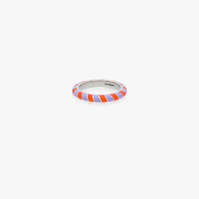 Shop Alice Cicolini 14k White Gold Memphis Candy Band In Multicolour