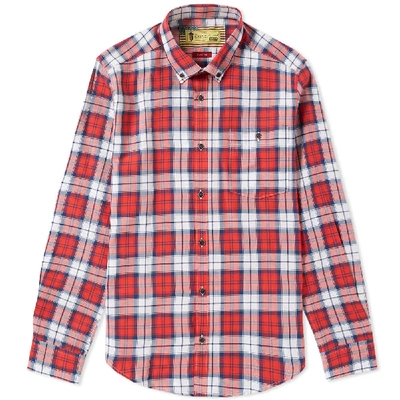 Shop Barbour International Steve Mcqueen Patrol Shirt In Red