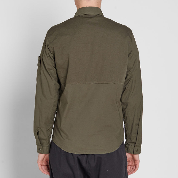 Stone Island Ghost Piece Overshirt In Green | ModeSens