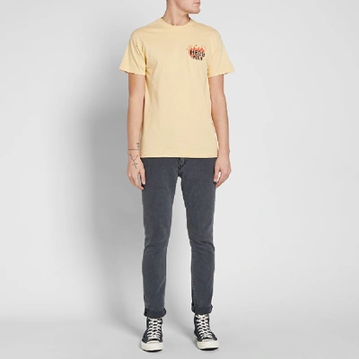 Shop Strangers Hell Yeah Tee In Yellow