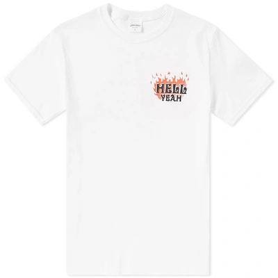 Shop Strangers Hell Yeah Tee In White