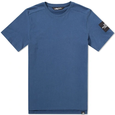 Shop The North Face Fine 2 Tee In Blue
