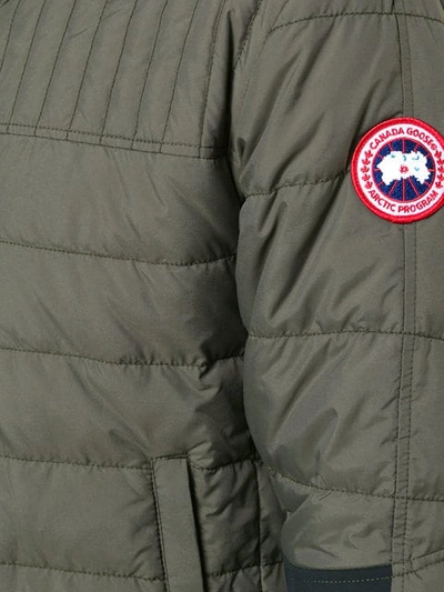 Shop Canada Goose Padded Hooded Jackets - Green
