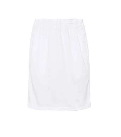Givenchy White Logo Web Miniskirt In Female