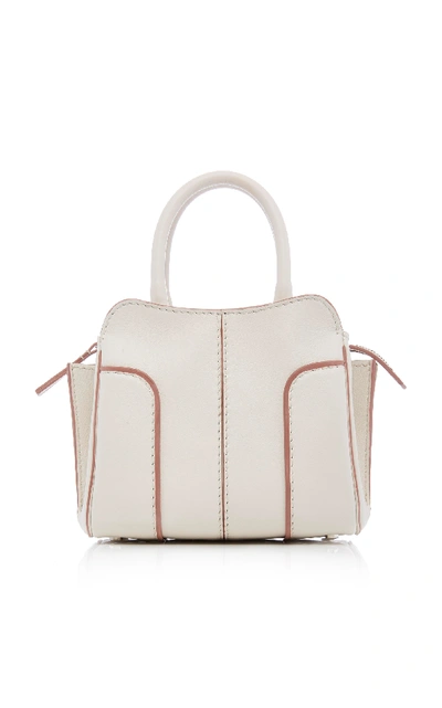 Shop Tod's M'o Exclusive Sella Bag Micro In White