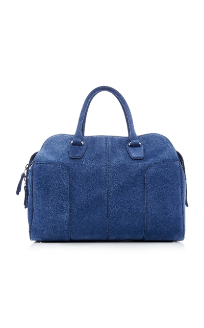 Shop Tod's M'o Exclusive Soft Medium Satchel In Blue