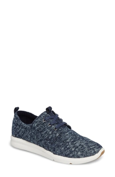 Shop Toms Del Ray Sneaker In Navy Fabric