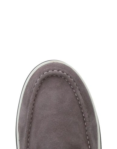 Shop Alberto Guardiani Loafers In Grey