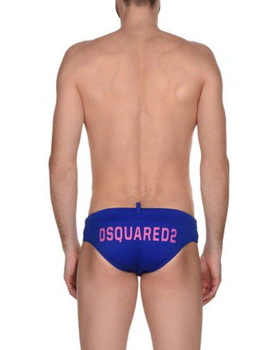 Shop Dsquared2 Swim Briefs In Blue