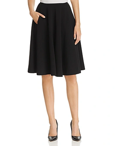 Shop Emporio Armani Flared A-line Skirt In Black