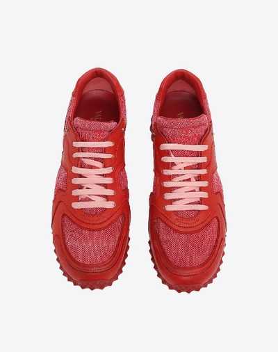 Shop Valentino Soul Am Sneaker In Rosso