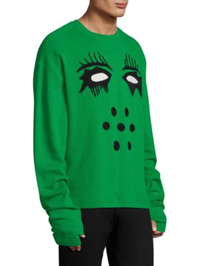 Shop Haculla Graphic Cotton Sweatshirt In Green