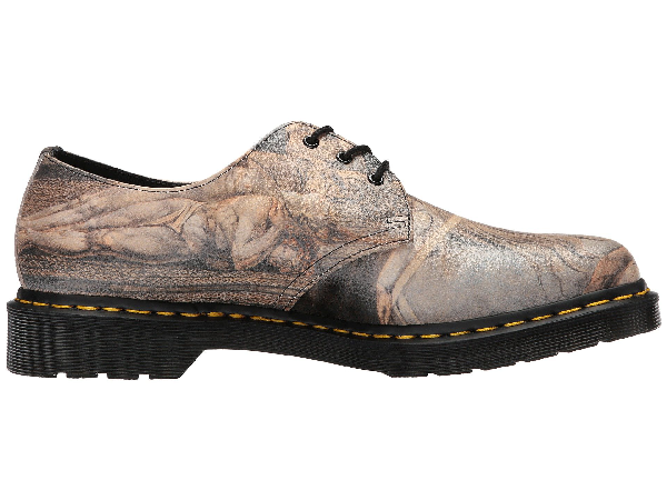 Dr. Martens William Blake 1461 3-eye Shoe In White Backhand/william Blake |  ModeSens