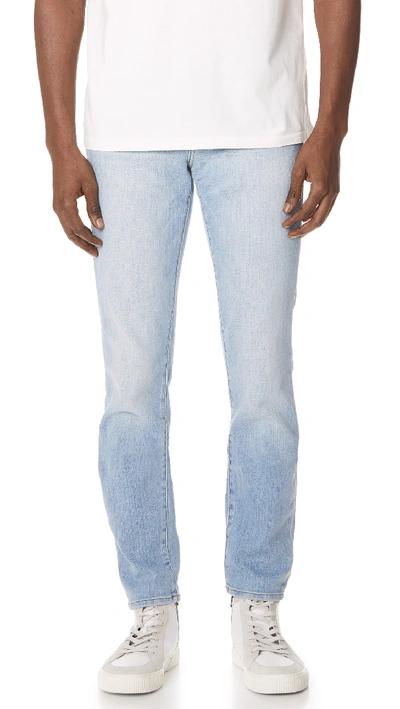 Shop Frame L'homme Slim Jeans In Finn Blue