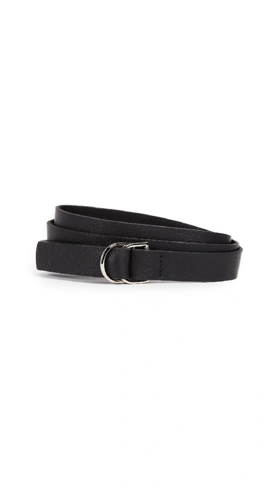 Shop B-low The Belt Micro Wrap Belt In Black