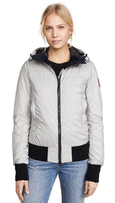 Shop Canada Goose Dore Hooded Jacket In Permafrost