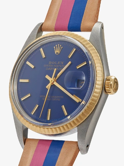 Shop La Californienne Deep Sea Rolex Watch In Blue