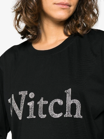Shop Ashish Diamante Witch Top In Black