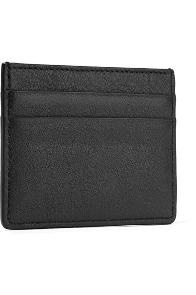 Shop Balenciaga Everyday Printed Leather Cardholder In Black